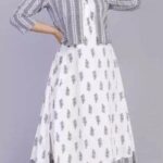 white jacket kurti