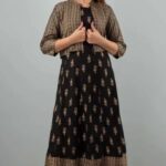 black jacket kurti