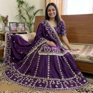 Gotta Patti Odhni Lehnga Set for Women – Traditional Ethnic Wear